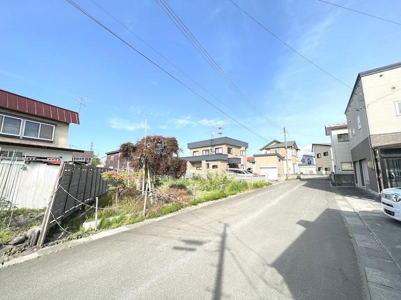 安田近野　土地 現地写真（前面道路含む現地写真）