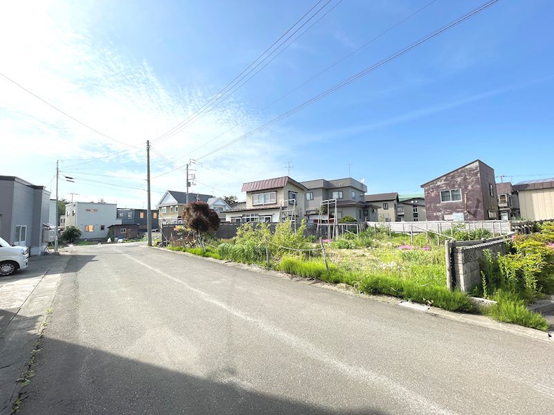安田近野　土地 現地写真（前面道路含む現地写真）