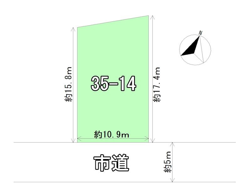小柳1丁目　土地 間取図・土地図