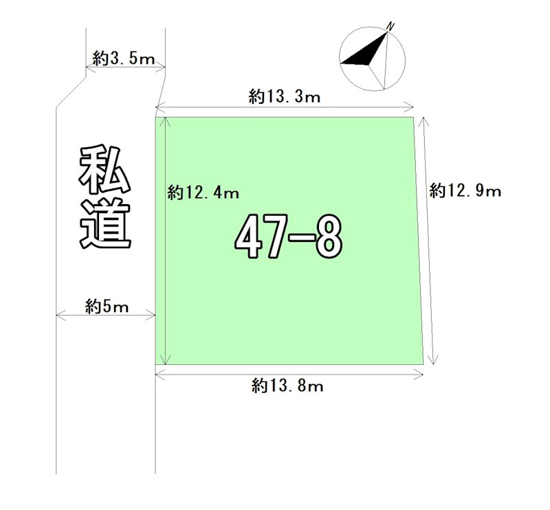 三内丸山　土地 間取図・土地図