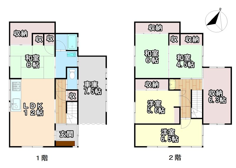 千刈4丁目　住宅 間取図・土地図