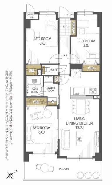 ダイアパレスグラン大橋 間取り図