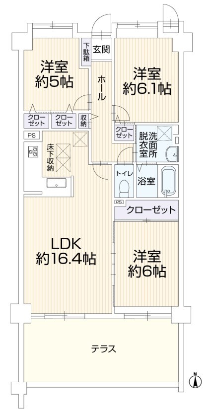 エンゼルハイム田島 間取り図