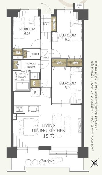 アンピール空港通り1号館 間取り図