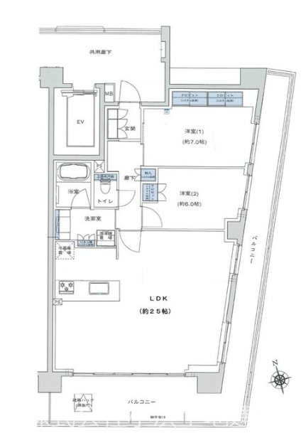 【非公開】レーベン鵠沼海岸BLUE NOVA 間取図・土地図
