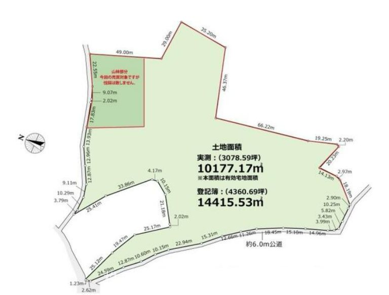 藤沢市用田　売地 間取図・土地図