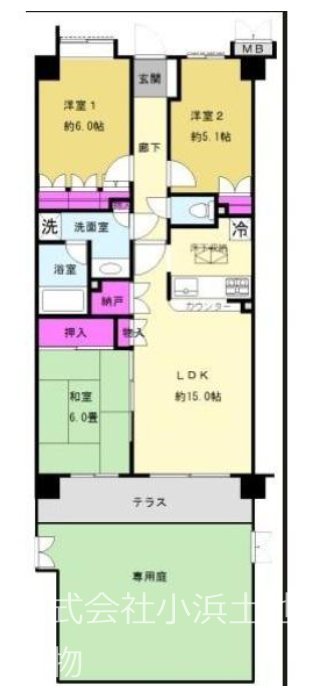 藤和シティホームズ湘南台弐番館 間取図・土地図