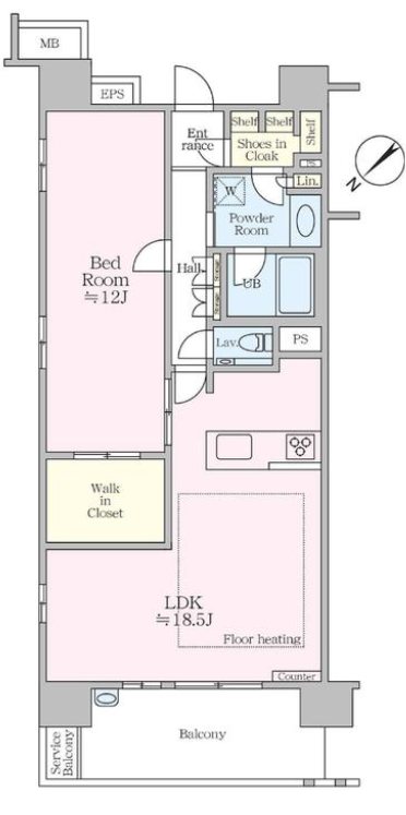 【非公開】クリオ湘南江ノ島グランマーレ 間取図・土地図