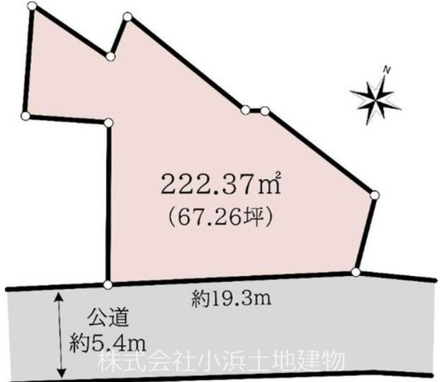 【非公開】茅ヶ崎市菱沼１丁目　売地 間取図・土地図