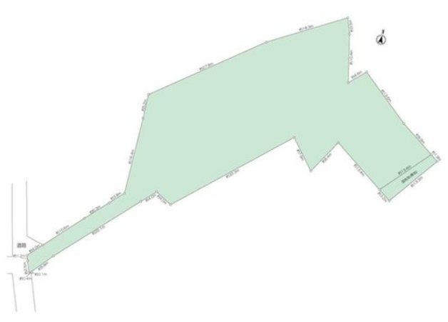【非公開】藤沢市鵠沼藤が谷３丁目　売地 間取図・土地図