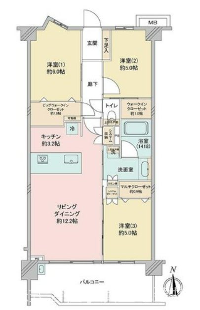 【非公開】ヴェレーナグラン茅ヶ崎東海岸 間取図・土地図