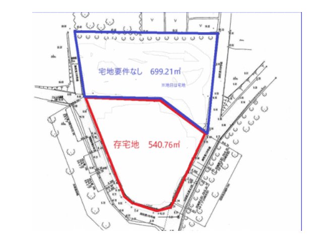 【非公開】藤沢市打戻　売地 間取図・土地図