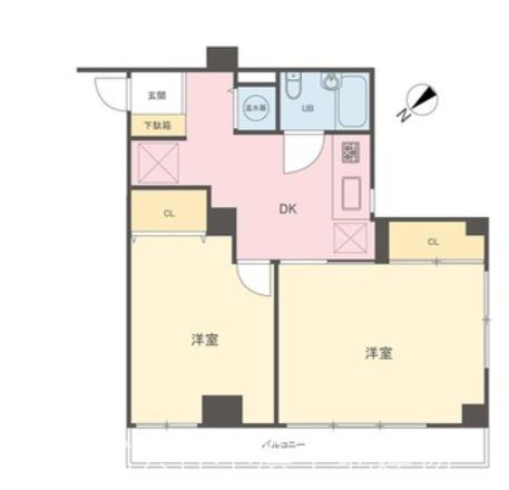 【非公開】ハイラーク江ノ島 間取図・土地図