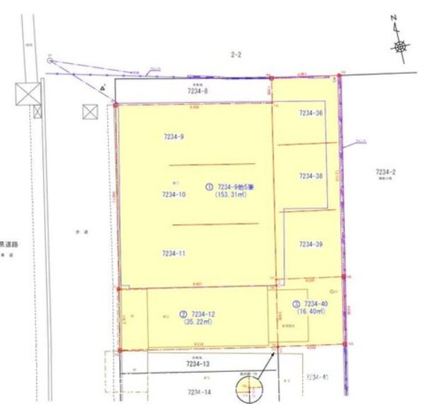 【非公開】藤沢市辻堂東海岸４丁目　売地 間取図・土地図