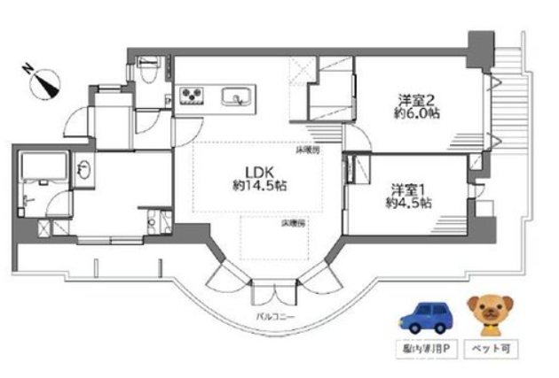 【非公開】グランシティ湘南海岸マリナージュスクエア 間取図・土地図