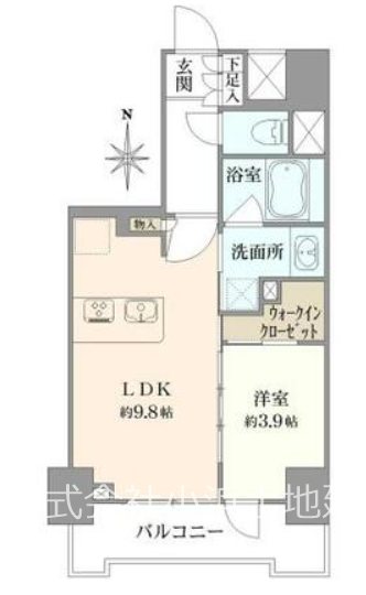 【非公開】シティインデックス藤沢 間取図・土地図