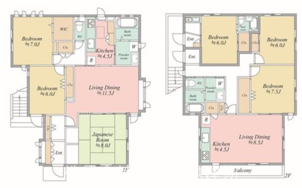 【非公開】茅ヶ崎市常盤町　中古戸建 間取図・土地図