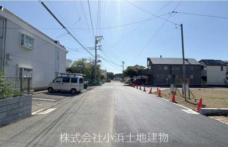 【非公開】茅ヶ崎市白浜町　売地　No.５ 現地写真（前面道路含む現地写真）