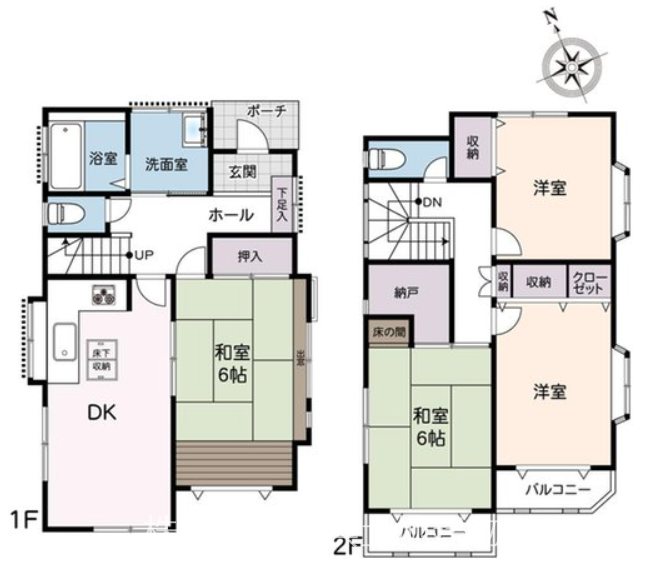 【非公開】茅ヶ崎市矢畑　中古戸建 間取図・土地図