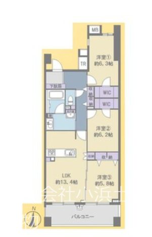 【非公開】グラン・コート湘南茅ヶ崎 間取図・土地図