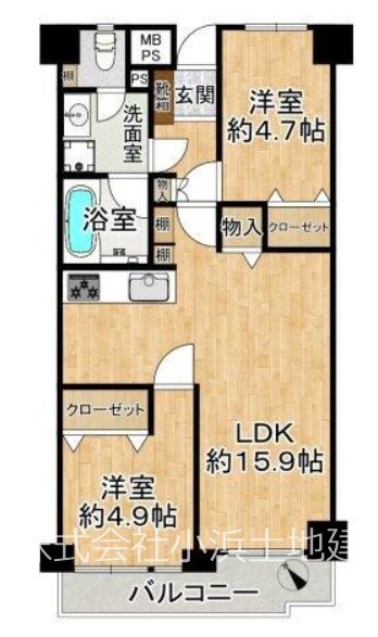 【非公開】シーサイド片瀬江ノ島 間取図・土地図
