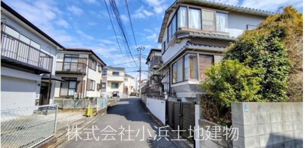 【非公開】藤沢市善行６丁目　売地 現地写真（前面道路含む現地写真）
