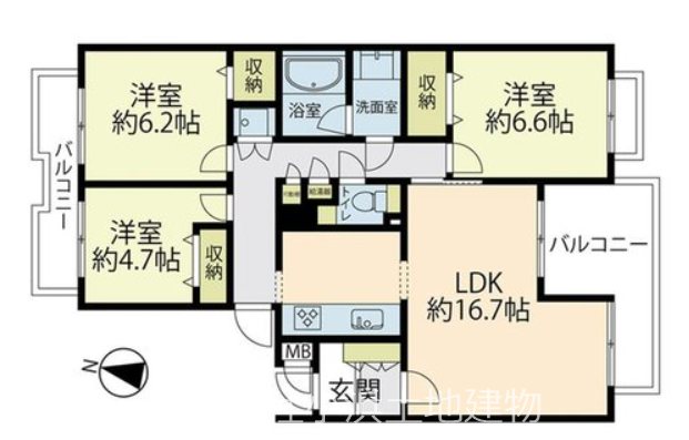 【非公開】ハイマート辻堂 間取図・土地図