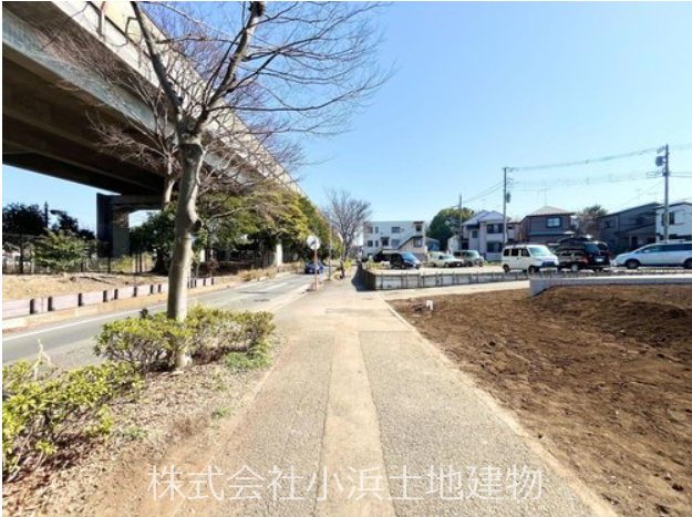 【非公開】茅ヶ崎市赤羽根　売地　Ａ区画 現地写真（前面道路含む現地写真）