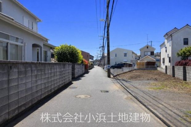 【非公開】茅ヶ崎市中島　売地 現地写真（前面道路含む現地写真）