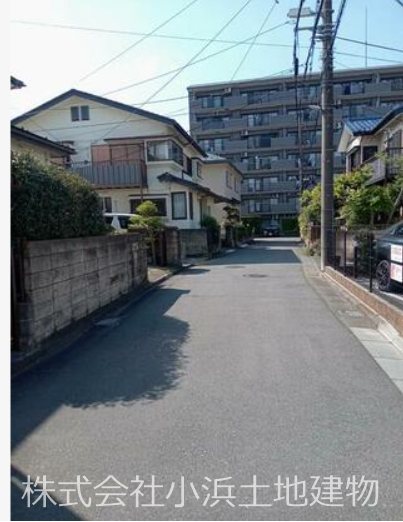 【非公開】藤沢市石川１丁目　売地 現地写真（前面道路含む現地写真）