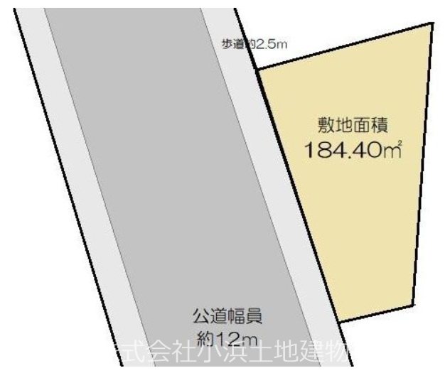 【非公開】茅ヶ崎市香川２丁目　売地 間取図・土地図