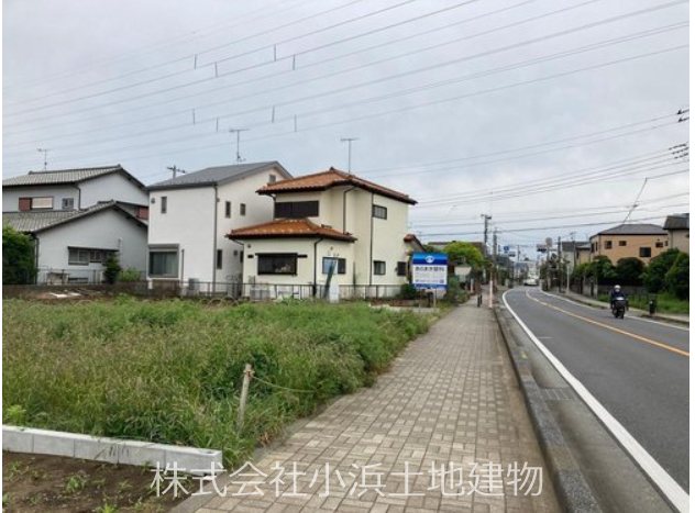 【非公開】茅ヶ崎市香川２丁目　売地 現地写真（前面道路含む現地写真）