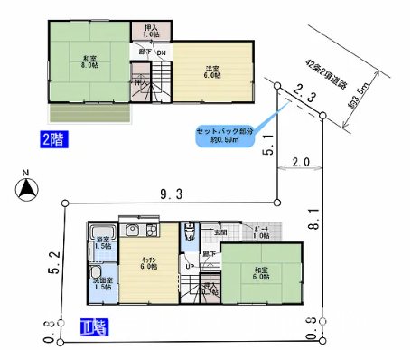【非公開】茅ヶ崎市中島　売地 間取図・土地図