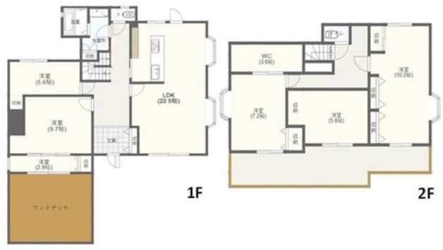 【非公開】藤沢市片瀬２丁目　中古戸建 間取図・土地図