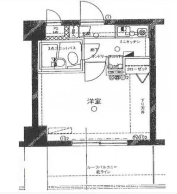 【非公開】クリオ藤沢本町壱番館 間取図・土地図