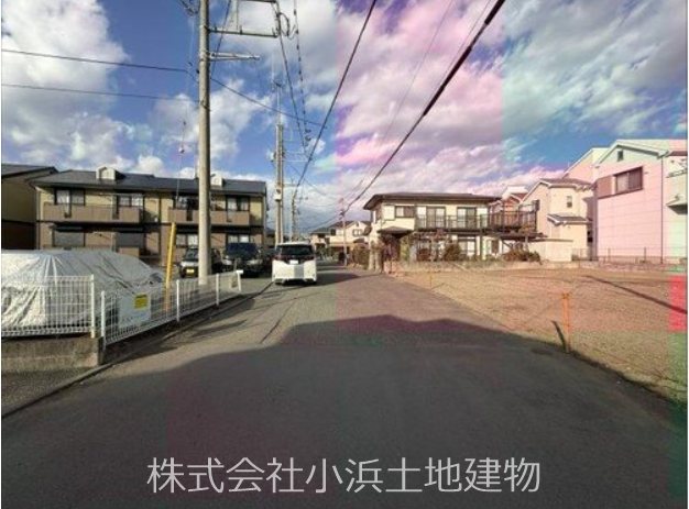 【非公開】茅ヶ崎市美住町　新築戸建　２号棟 現地写真（前面道路含む現地写真）