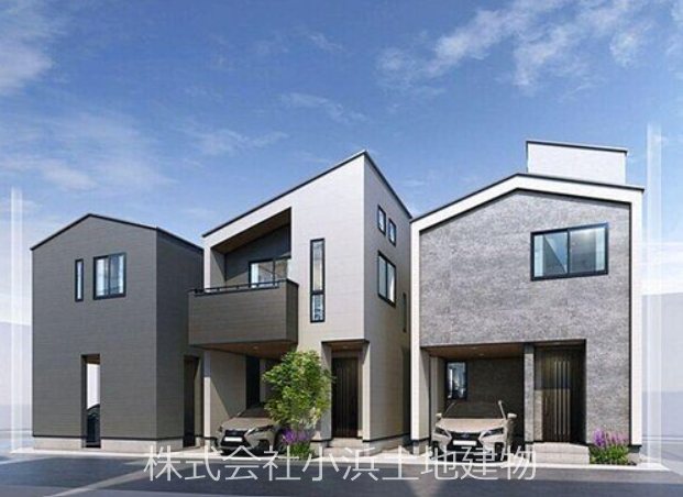 【非公開】茅ヶ崎市十間坂２丁目　新築戸建　３号棟 完成予想図（外観）