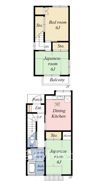 藤沢市辻堂６丁目　中古戸建 間取図・土地図