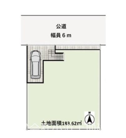 茅ヶ崎市堤　中古戸建 区画図