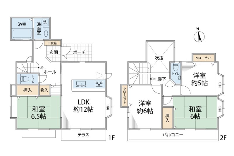 神奈川県茅ヶ崎市菱沼３丁目 間取図・土地図