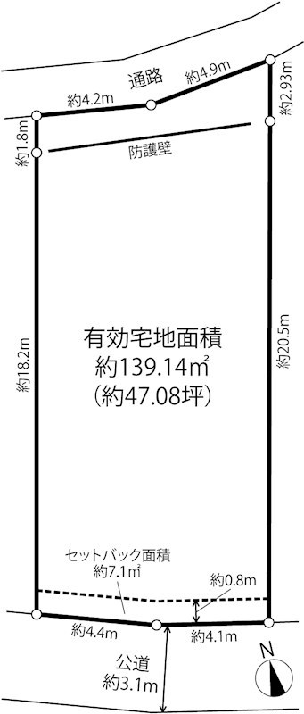 神奈川県鎌倉市極楽寺１丁目 間取図・土地図