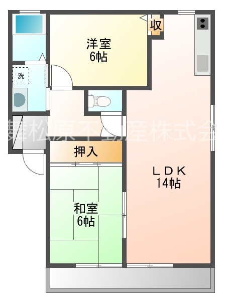 パークサイド若宮 間取図・土地図
