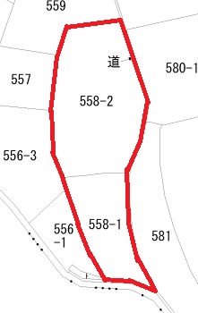 南区北浦　土地 間取り図