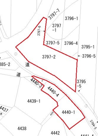 東区正儀　土地 間取り図