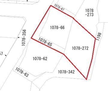 東区中川町　土地　約153坪 間取り図