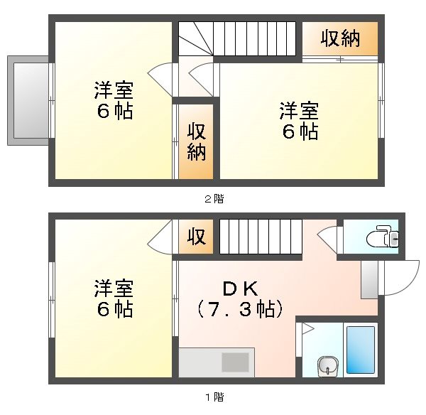 メゾンサンセラ 間取り図