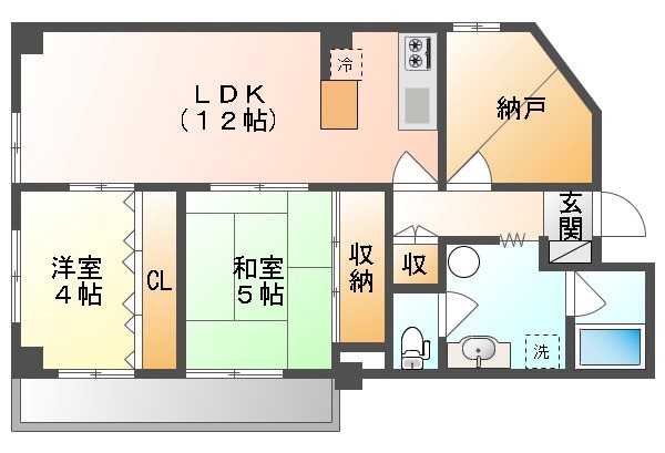 プレジデント後楽園 間取り図