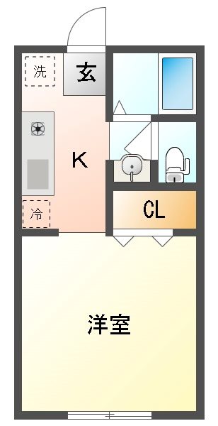 ラクシュリー津高 間取り図