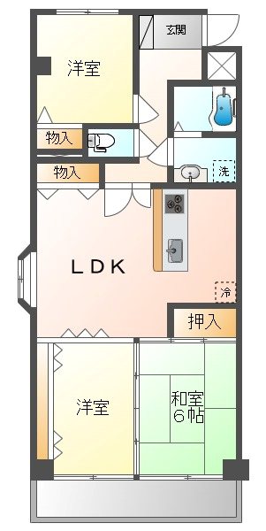 サン・エアポートNODA  間取り図