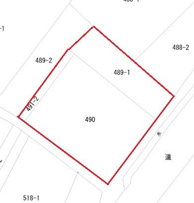 東区瀬戸町万富　土地 間取り図
